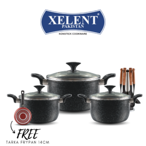 XELENT-MARBLE-COATED-CASSEROLE-SET-10PCS