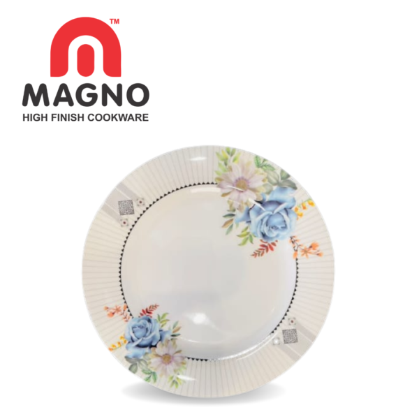 Durable and lightweight melamine dinnerware set, featuring a glossy finish, shatter-resistant material, and available in a variety of colors and patterns, perfect for indoor and outdoor use