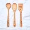 Xelent 3-Piece Wooden Spoons Set in Various Sizes