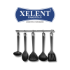 Xelent Regular Nylon Spoons | Heat-Resistant and Dishwasher-Safe