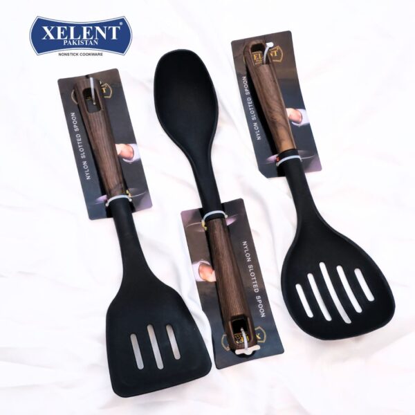 Xelent Premium Colorful Spoons Set | Set of 3 Vibrant and Durable Kitchen Spoons