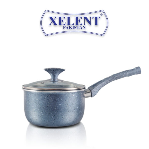 High-quality nonstick saucepan with ergonomic handle, ideal for cooking sauces, soups, and more in a durable, easy-to-clean design.