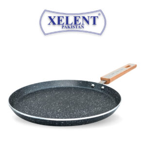 Durable nonstick hotplate, perfect for making flatbreads, pancakes, and grilled dishes with even heat distribution and easy cleaning.