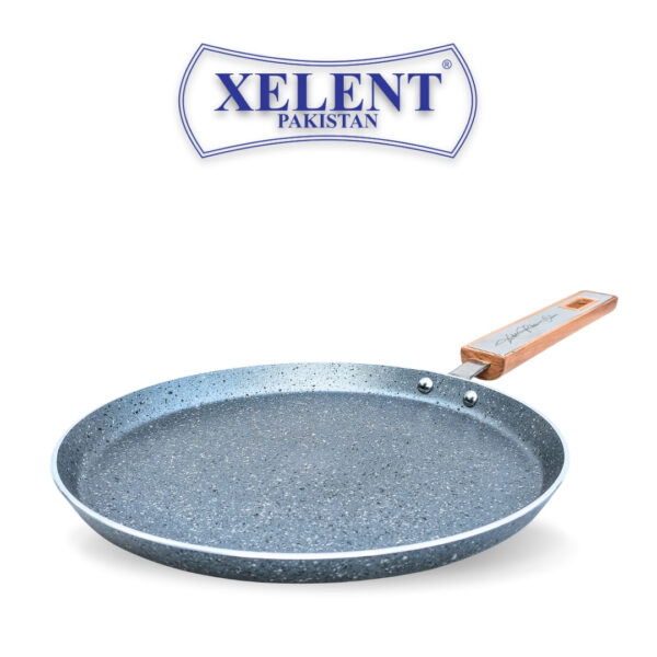 Durable nonstick hotplate, perfect for making flatbreads, pancakes, and grilled dishes with even heat distribution and easy cleaning.