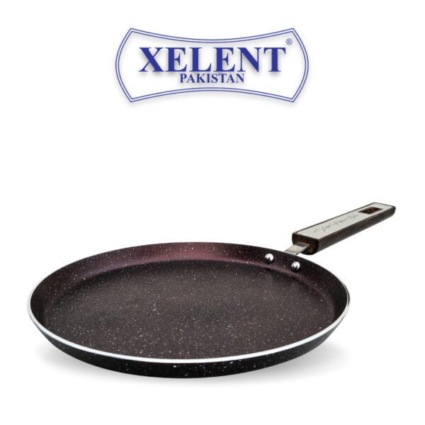 Durable nonstick hotplate, perfect for making flatbreads, pancakes, and grilled dishes with even heat distribution and easy cleaning.