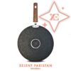 Marble-Coated Tawa with a non-stick surface, ideal for cooking flatbreads, pancakes, and more. Features even heat distribution and a sturdy handle for easy handling.