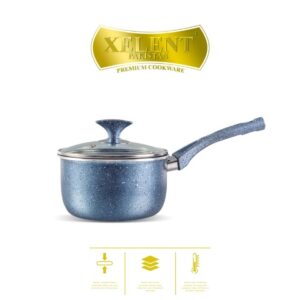 High-quality nonstick saucepan with ergonomic handle, ideal for cooking sauces, soups, and more in a durable, easy-to-clean design.