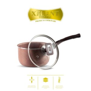 High-quality nonstick saucepan with ergonomic handle, ideal for cooking sauces, soups, and more in a durable, easy-to-clean design.