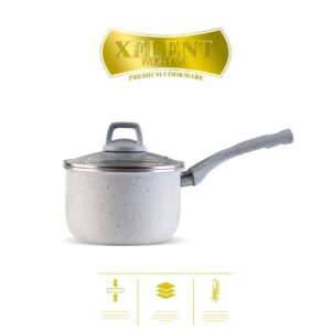 High-quality nonstick saucepan with ergonomic handle, ideal for cooking sauces, soups, and more in a durable, easy-to-clean design.