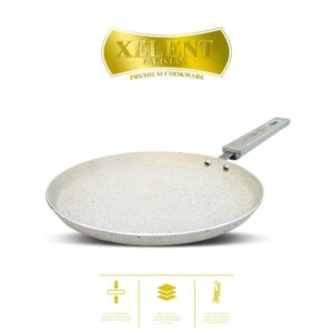 Durable nonstick hotplate, perfect for making flatbreads, pancakes, and grilled dishes with even heat distribution and easy cleaning.