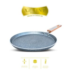 Durable nonstick hotplate, perfect for making flatbreads, pancakes, and grilled dishes with even heat distribution and easy cleaning.