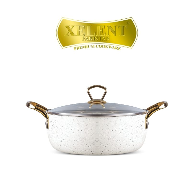 High-quality nonstick fishpot with lid by Xelent Pakistan Cookware