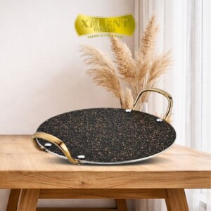 Gold handle nonstick tawa heavy gauge 6 premium quality