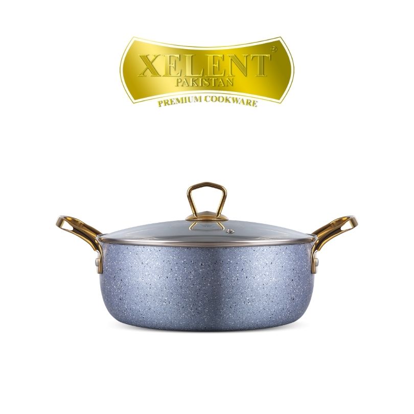High-quality nonstick fishpot with lid by Xelent Pakistan Cookware